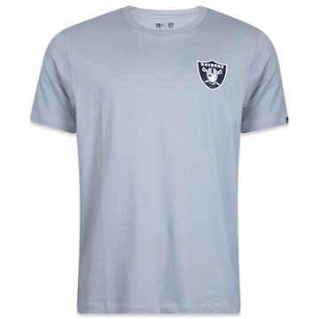 Camiseta New Era Regular Las Vegas Raiders Club House - Masculina