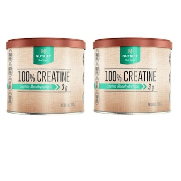 Kit 2X Creatina 100% Pura 300G Monohidratada Nutrify