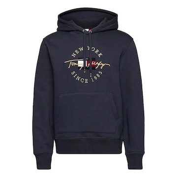 Blusão de Moletom Canguru Tommy Hilfiger Icon Laurel Hoody - Masculino