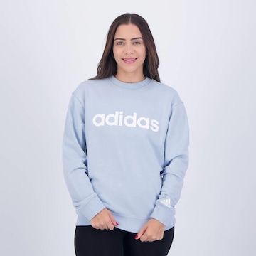 Blusão de Moletom sem Capuz adidas Logo Linear - Feminino