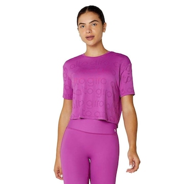 Blusa Cropped Alto Giro Mesh - Feminina