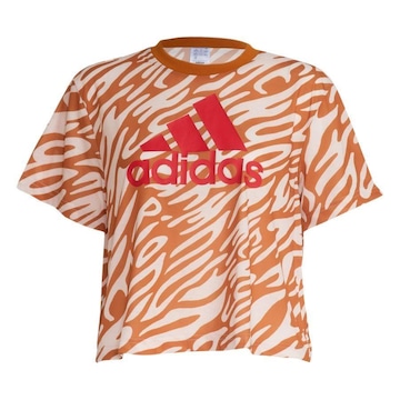 Camiseta do Flamengo adidas Crf Farm Gfx T - Feminina