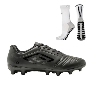 Kit Chuteira de Campo Umbro Class + Meia Antiderrapante - Adulto