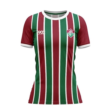 Camisa do Fluminense Baby Look Attract Tricolor Braziline - Feminina