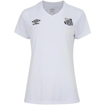 Camisa Feminina Umbro Santos Basic 2023