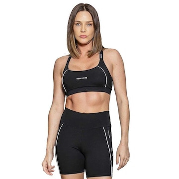 Top Fitness Run More Duplo Max - Feminino