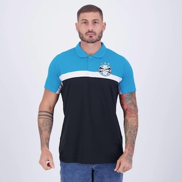 Camisa Polo do Grêmio Natural Cotton Cutts - Masculina