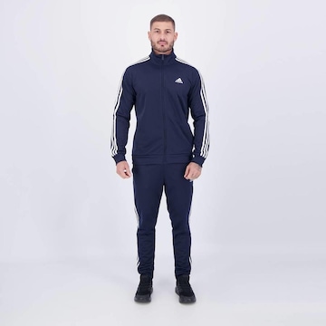 Agasalho sem Capuz adidas Essential 3 Stripes - Masculino