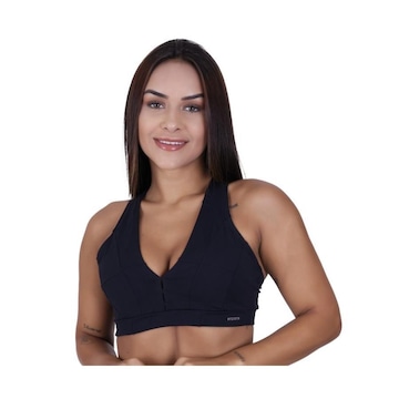 Top Fitness Orbis Suplex Poliamida com Bojo Alças Multifuncionais - Feminino