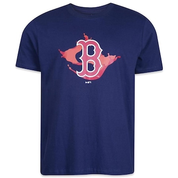 Camiseta New Era Regular Boston Red Sox Core Mlb - Masculina