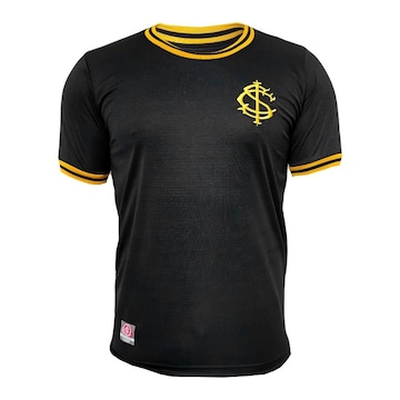 Camisa do Internacional Jacquard Gold Retrômania - Masculina