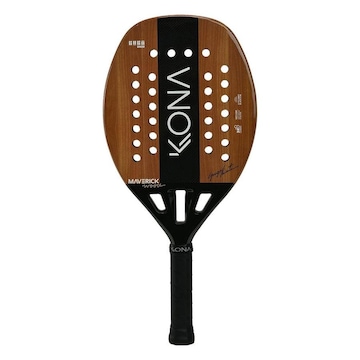 Raquete de Beach Tennis Kona Maverick Wood 2024 Carbono 3K