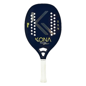 Raquete de Beach Tennis Kona Traktor Blue 2024 Carbono 3K