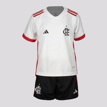 Conjunto de Futebol Adidas Flamengo II 2024 - Infantil