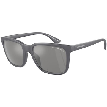 Óculos De Sol Armani Exchange 4112Su 8294Z3 Cinza Masculino