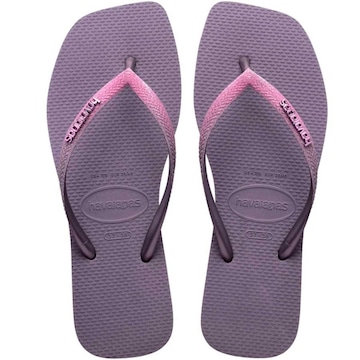 Chinelo Havaianas Slim Square Glitter - Feminino