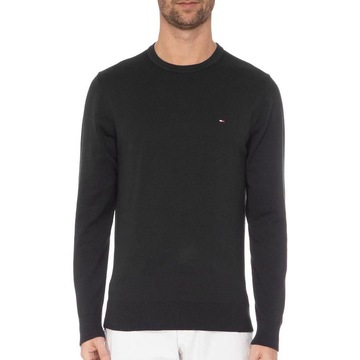 Suéter Tommy Hilfiger Manga Longa Tricot Signature - Masculino