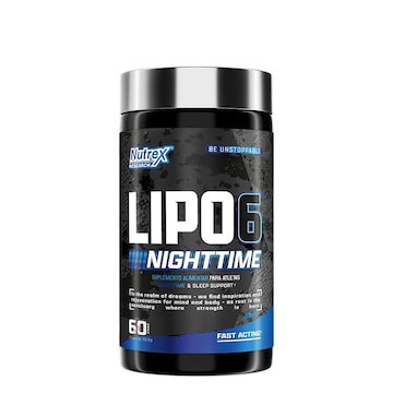 Termogênico Lipo-6 Night Time 60 Cápsulas Nutrex Research