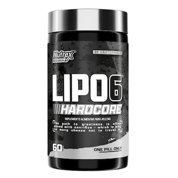 Lipo 6 Black Hardcore Termogenico Lipo-6 Ultra Concentrado 60 Cáps - Nutrex Research