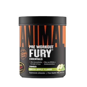 Pré Treino Animal Fury Pré-Workout 450G - Universal