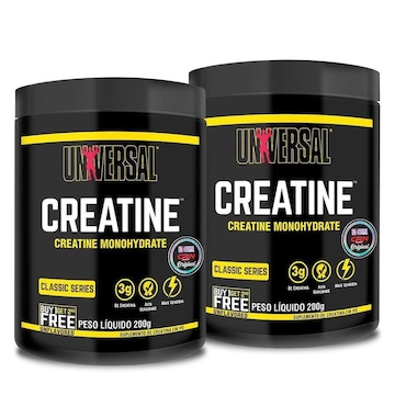 Kit 2X Creatina Monohidratada 200G - Universal Nutrition