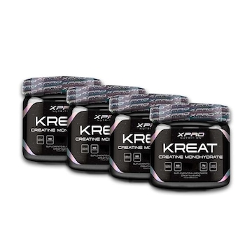 Kit 4X Creatina Kreat Monohidratada 150G -  Xpro Nutrition