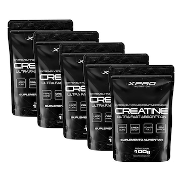 Kit 5X Creatina 100G - Xpro Nutrition Sabor:Natural