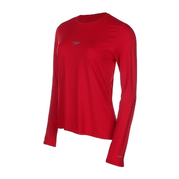 Camiseta Uv Protection M/L Feminina Speedo