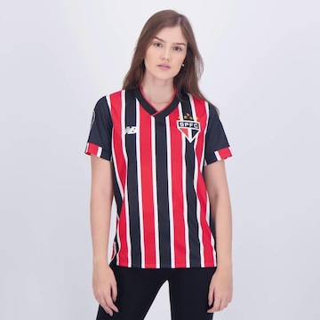 Camisa do São Paulo II 2024 Patch Libertadores New Balance - Feminina