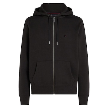 Jaqueta com Capuz de Moletom Tommy Hilfiger Flag Logo Zip Thru Hood Masculina