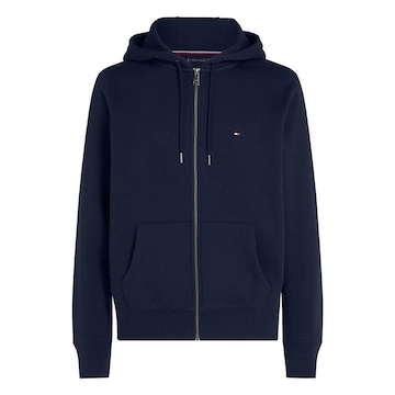 Jaqueta com Capuz de Moletom Tommy Hilfiger Flag Logo Zip Thru Hood Masculina