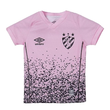 Camisa do Sport Recife Outubro Rosa 2021 Umbro - Infantil