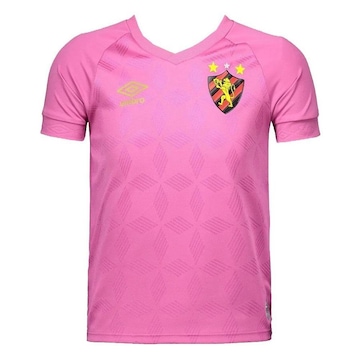 Camisa do Sport Recife Comem. Outubro Rosa 2020 Umbro - Infantil