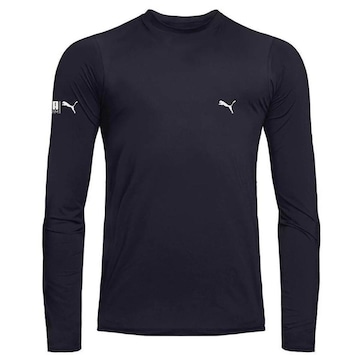 Camiseta Puma Manga Longa Proteção Solar Uv50+ - Infantil