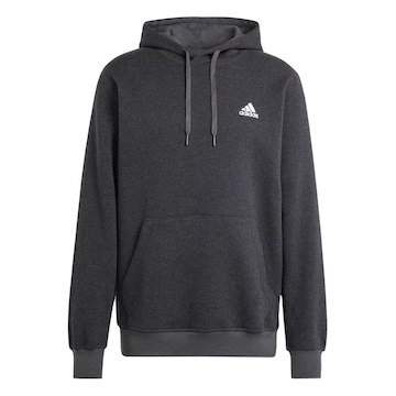 Blusão de Moletom com Capuz adidas Liso - Masculino