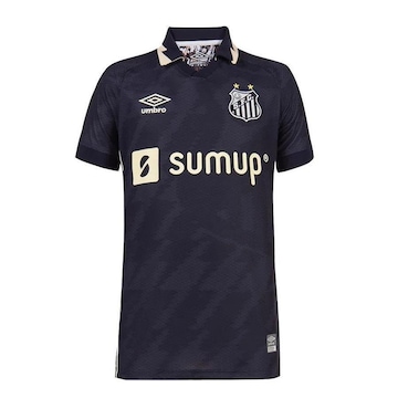 Camisa do Santos Of. 3 2021 Umbro - Infantil