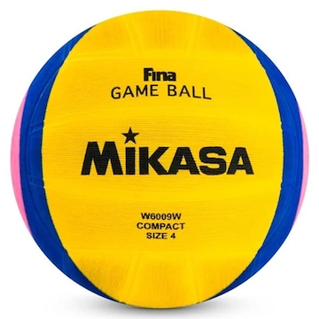 Bola Polo Aquático Oficial Mikasa W6009W Feminina Aprovada Pela Fina