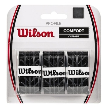 Overgrip Profile Preto com 03 Unidades- Wilson - Wilson