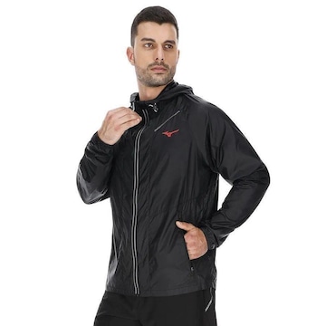 Jaqueta Corta Vento com Capuz Mizuno High - Masculina