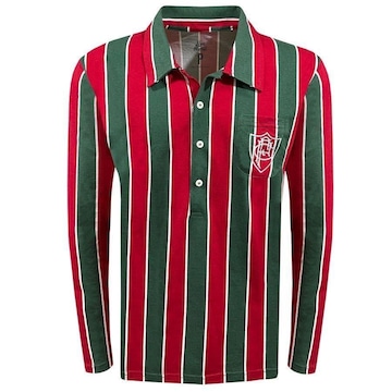 Camiseta do Fluminense 1906 Manga Longa Liga Retro - Masculina