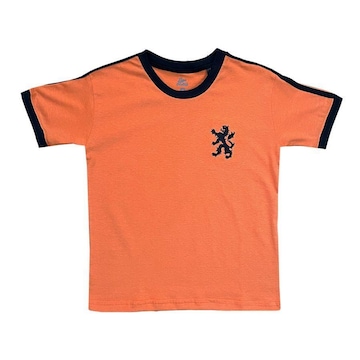 Camiseta Holanda 1978 Infantil Liga Retrô