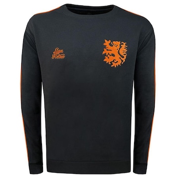 Blusão de Moletom Holanda Liga Retro Masculino