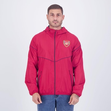 Jaqueta Arsenal SPR Corta Vento Lettering - Masculina