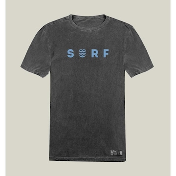 Camiseta Masculina Estonada Cinza Prime Web Surf Shop