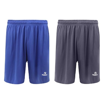 Calção Topper Classic New - 2 Unidades - Masculino