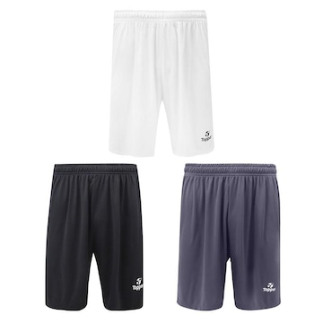 Kit de Calções Topper Classic New - Masculino - 3 unidades