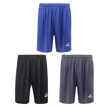 Kit de Calções Topper Classic New - Masculino - 3 unidades