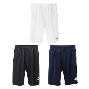 Kit de Calções Topper Classic New - Masculino - 3 unidades