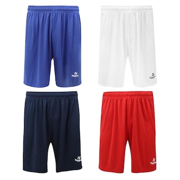 Kit de Calções Topper Classic New - Masculino - 4 unidades