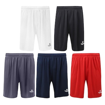 Kit de Calções Topper Classic New - Masculino - 5 unidades